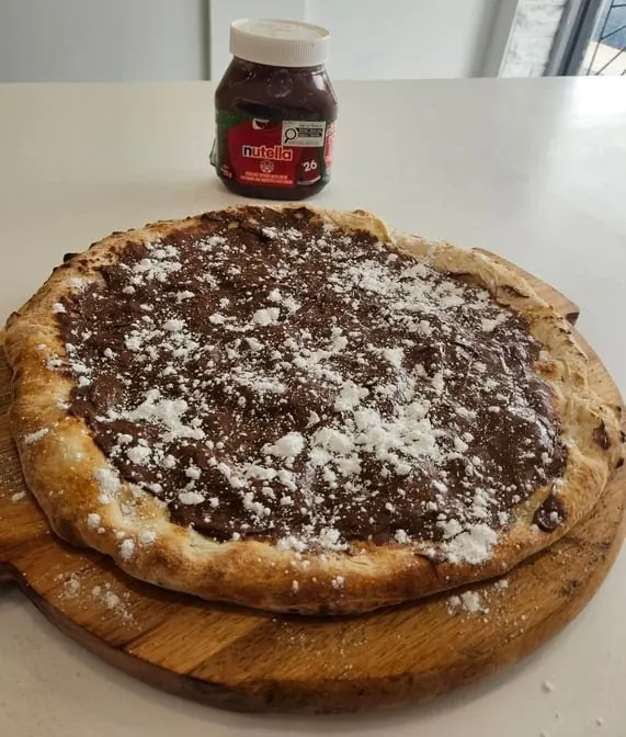 Pizza au Nutella